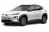 Hyundai Kona Electric 2020 - 2024 Atlas White with Abyss Black colour Cars Hyundai Kona Electric 2020 - 2024 Atlas White with Abyss Black colour Cars