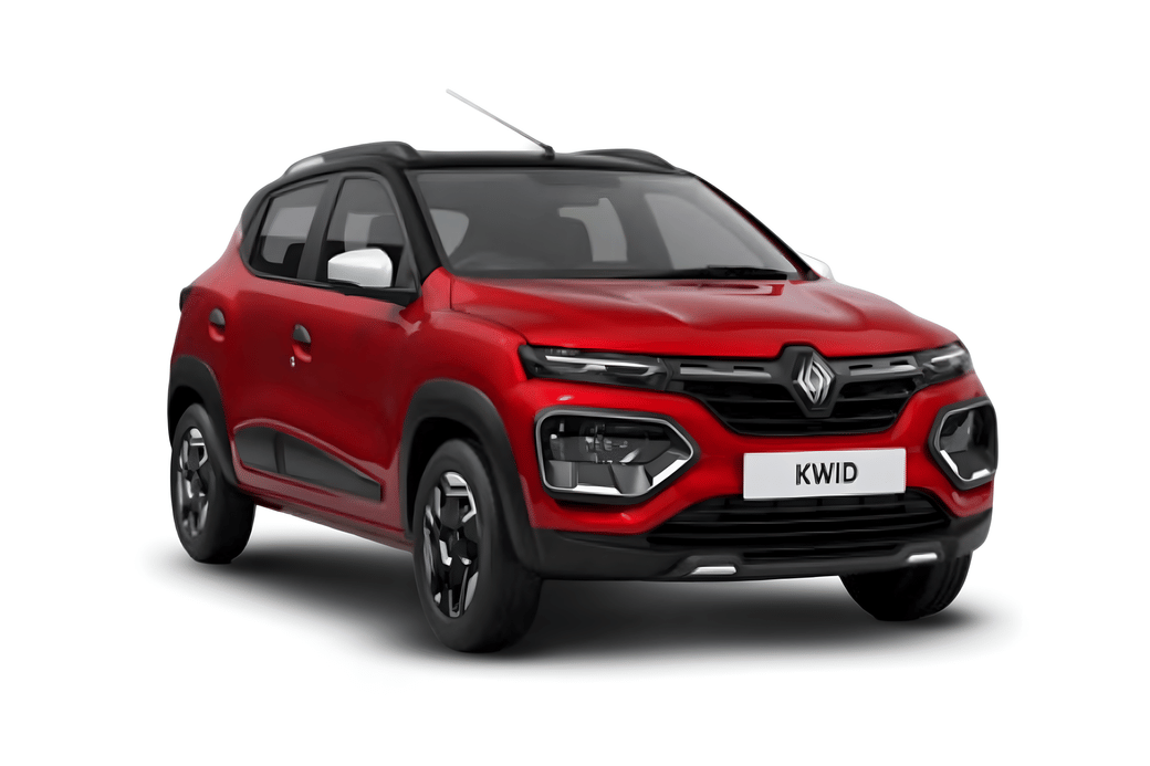 Kwid undefined in Fiery Red with Mystery Black Roof Kwid undefined in Fiery Red with Mystery Black Roof