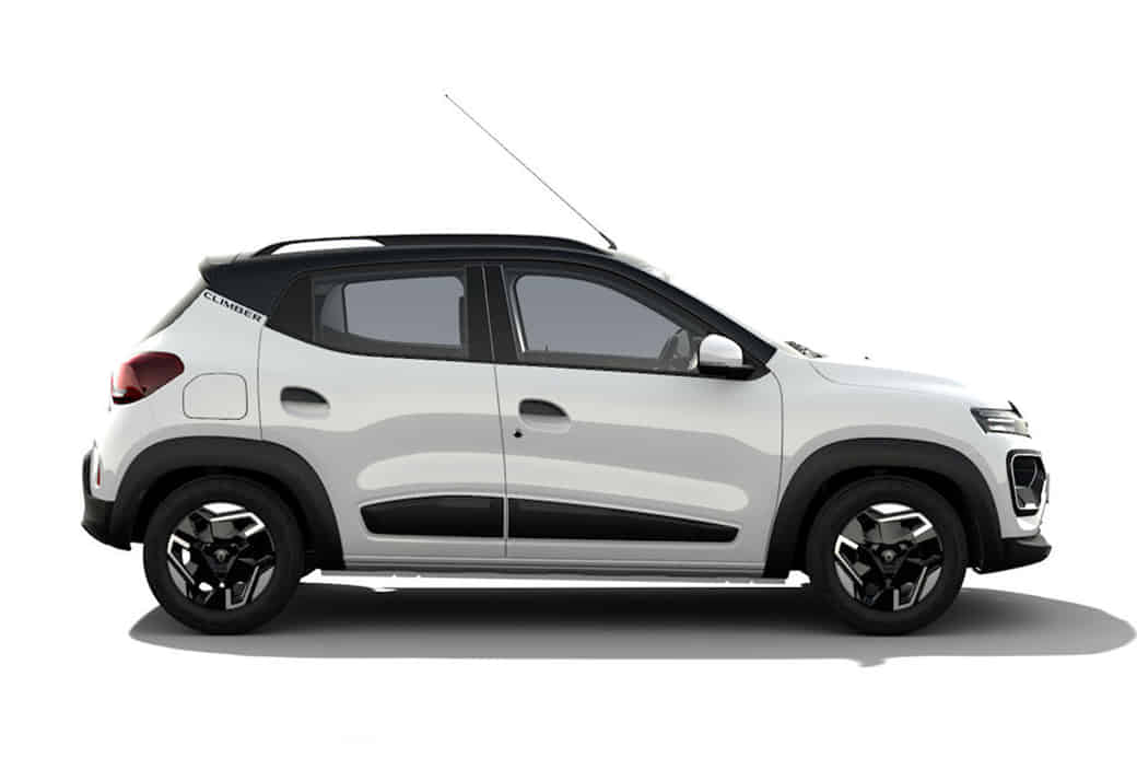 Kwid undefined in Ice Cool White with Mystery Black Roof