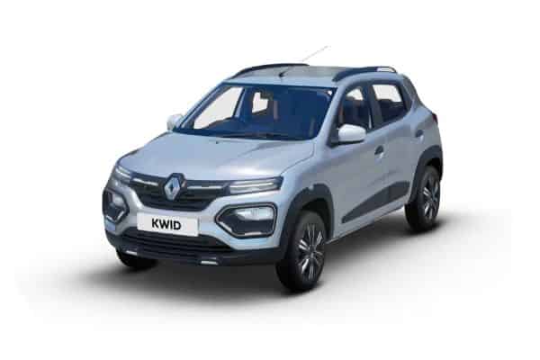 Kwid in  Moonlight Silver
