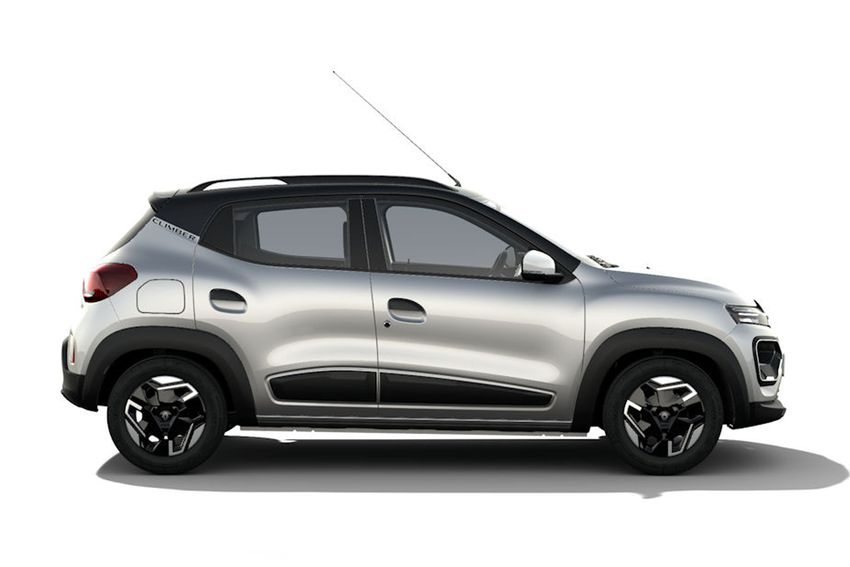 Renault Kwid in Moonlight Silver with Mystery Black Roof Renault Kwid in Moonlight Silver with Mystery Black Roof