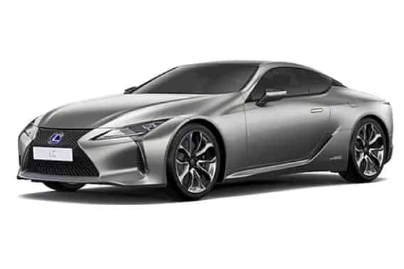 LC 500h in Sonic Titanium