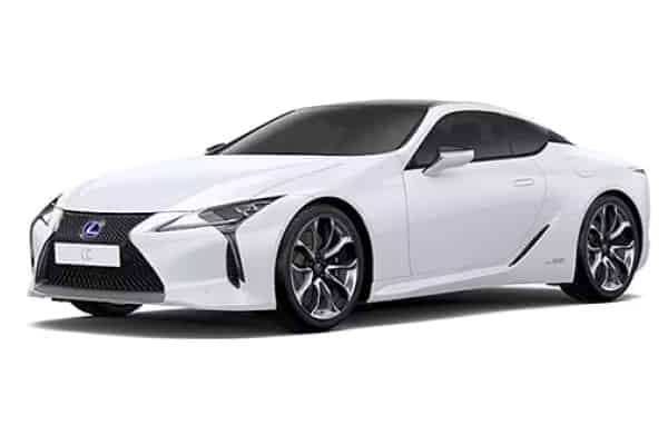 Lexus LC 500h in White Nova Glass Flake