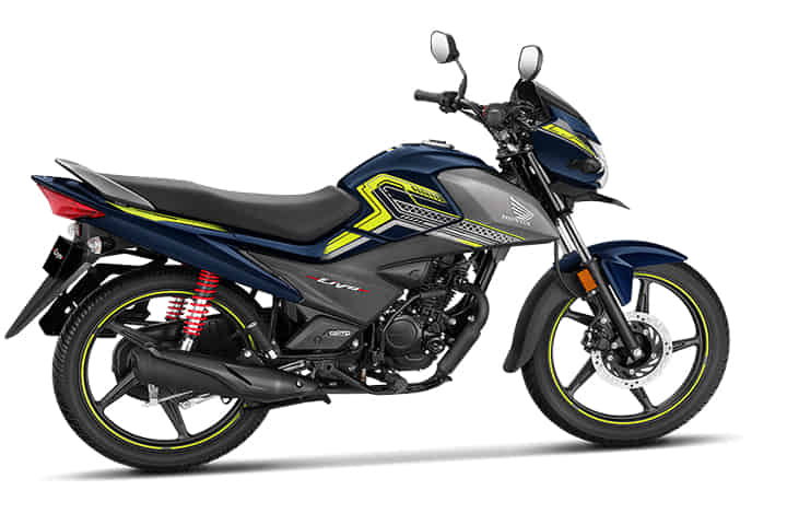 Honda  Livo in Pearl Siren Blue A (Geny Gray Shroud + Green Stripes)