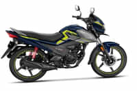 Honda  Livo Pearl Siren Blue A (Geny Gray Shroud + Green Stripes) colour 