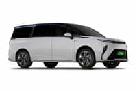MG M9 Pearl White with Black Roof colour  MG M9 Pearl White with Black Roof colour