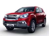 Isuzu MU-X Red Spinal Mica colour Cars Isuzu MU-X Red Spinal Mica colour Cars