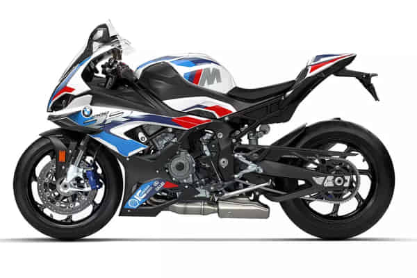 M 1000 RR in Light White, Racing Blue Metallic and Racing Red