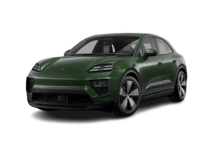 Macan EV in Oak green metallic neo