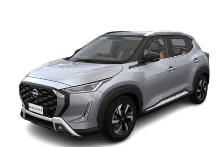 Nissan Magnite in Blade Silver with Onyx Black