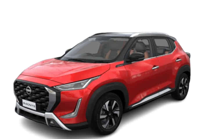 Nissan Magnite in Flare Garnet Red with Onyx Black