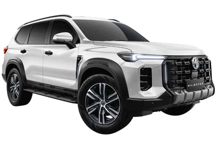 MG Majestor in Pearl White