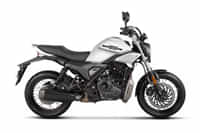 Hero Mavrick 440 Arctic White colour  Hero Mavrick 440 Arctic White colour