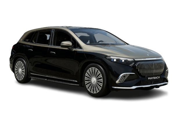 Maybach EQS SUV in Obsidian Black kalahari gold metallic