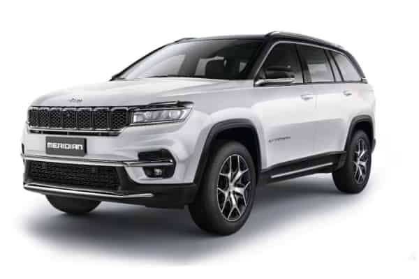 Jeep Meridian in Pearl White Jeep Meridian in Pearl White