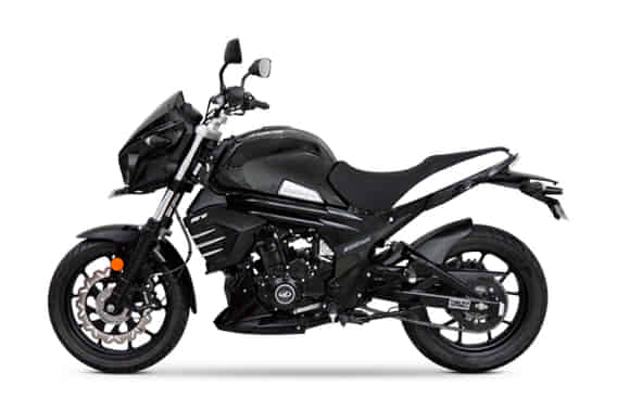 Mojo 300 BS6 in Black Pearl
