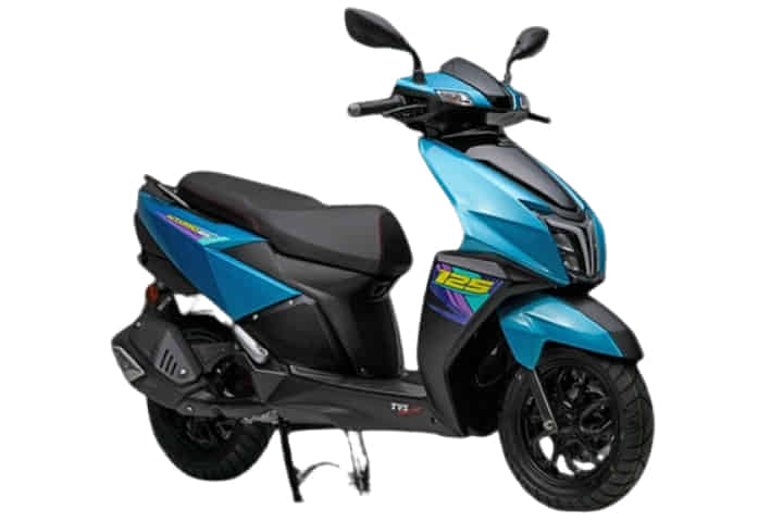 TVS NTORQ 125 in Torquoise Blue TVS NTORQ 125 in Torquoise Blue
