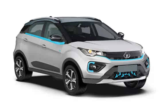 Nexon EV Prime in Glacier White Nexon EV Prime in Glacier White
