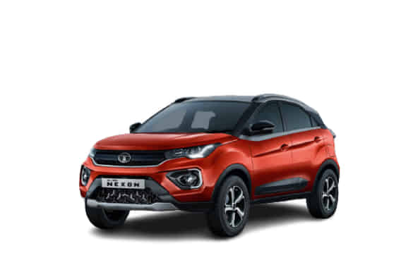 Nexon 2021-2023 in Flame Red Nexon 2021-2023 in Flame Red