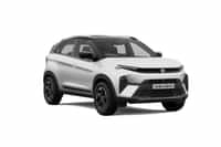 Tata Nexon iCNG Pristine White Dual Tone colour  Tata Nexon iCNG Pristine White Dual Tone colour