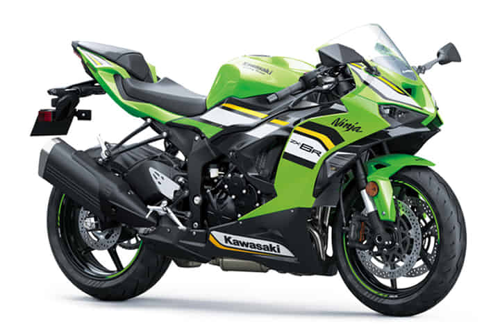 Kawasaki Ninja ZX 6R in Lime Green / Ebony / Pearl Blizzard White Kawasaki Ninja ZX 6R in Lime Green / Ebony / Pearl Blizzard White