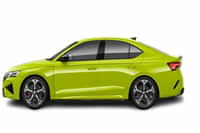 Skoda Octavia RS Mamba Green colour 