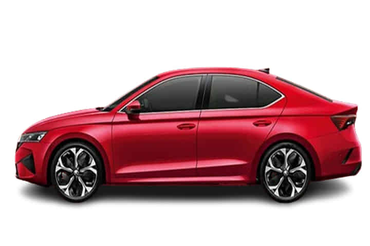 Skoda Octavia RS in Velvet Red