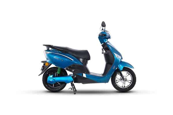 Hero Electric Optima in Blue