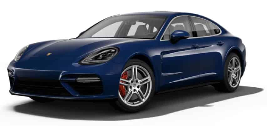 Porsche Panamera in Gentian Blue Metallic