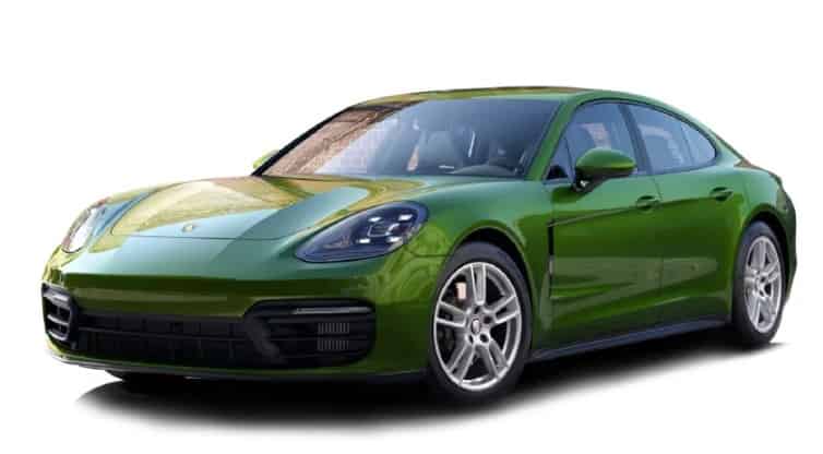 Porsche Panamera in Oak Green Metallic Neo