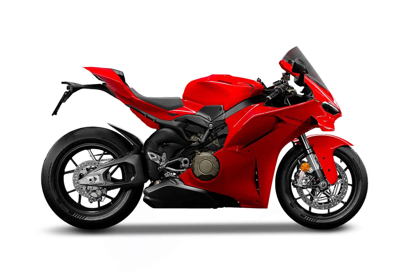 Panigale V4 in Ducati Red