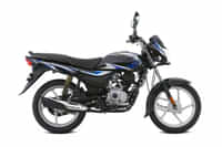 Bajaj Platina 100 Black & Blue colour  Bajaj Platina 100 Black & Blue colour