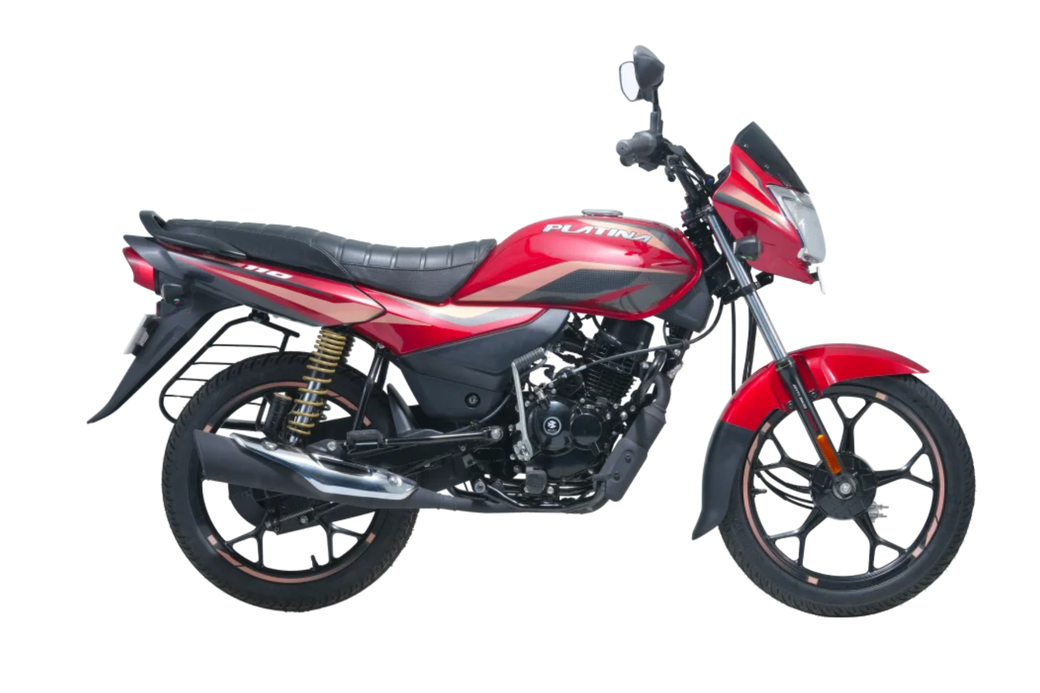 Bajaj Platina 110 in Red Bajaj Platina 110 in Red
