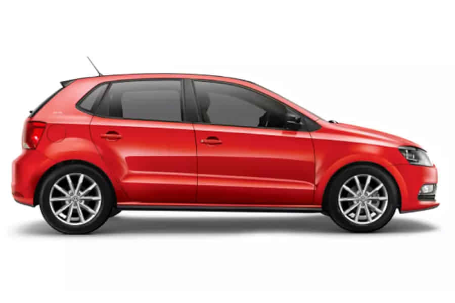 Volkswagen Polo in Flash Red