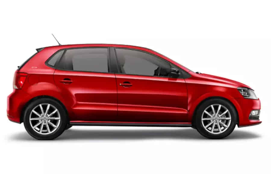Volkswagen Polo in Sunset Red