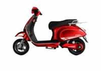 Wroley E-Scooter Posh Red colour Scooters