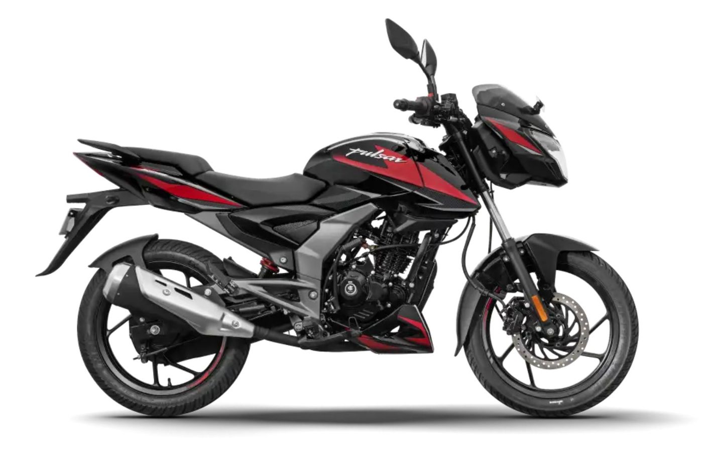 Pulsar 125 in Ebony Black + Magenta Red Pulsar 125 in Ebony Black + Magenta Red