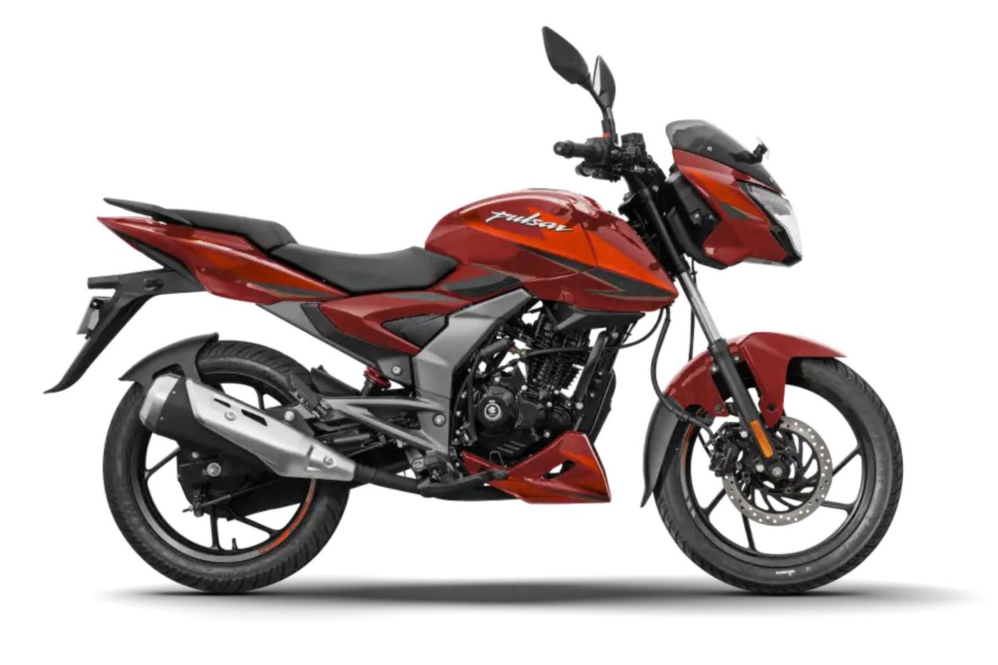 Pulsar 125 in Fury Red + Light Orange Pulsar 125 in Fury Red + Light Orange