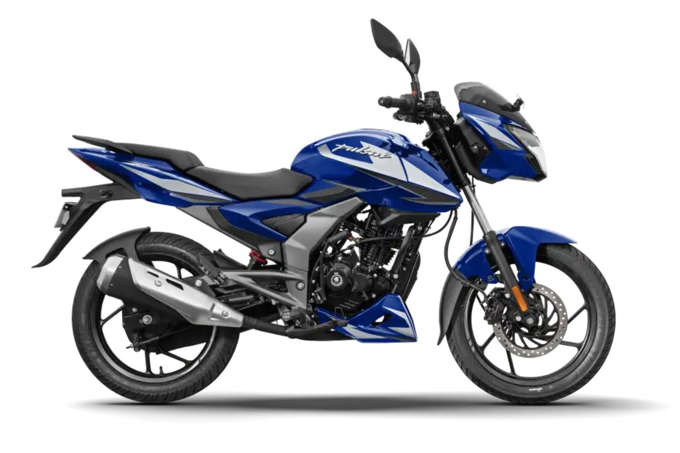Pulsar 125 in Saffire Blue + Blue Silver Pulsar 125 in Saffire Blue + Blue Silver