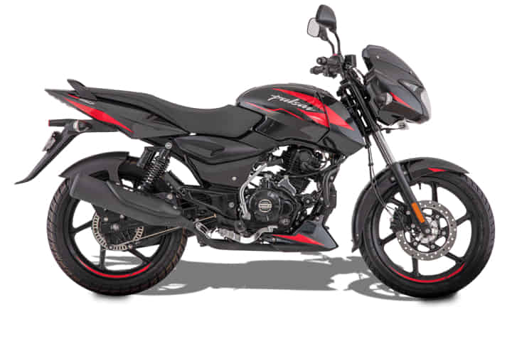 Pulsar 150 in Sparkle Black Red