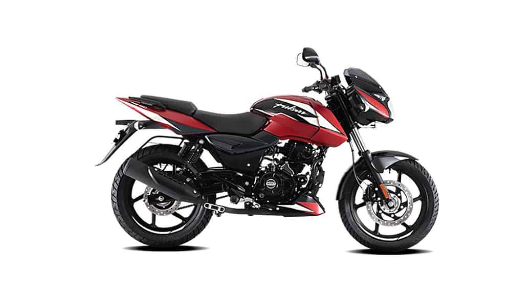 Bajaj Pulsar 180 in Volcanic Red