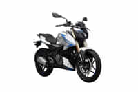 Bajaj Pulsar  N250 Pearl Metallic White colour 