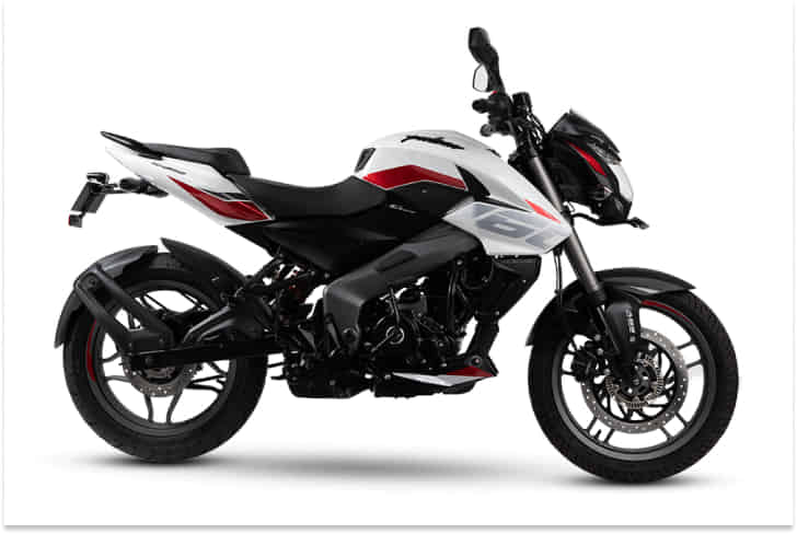 Pulsar NS160 in Pearl Metallic White