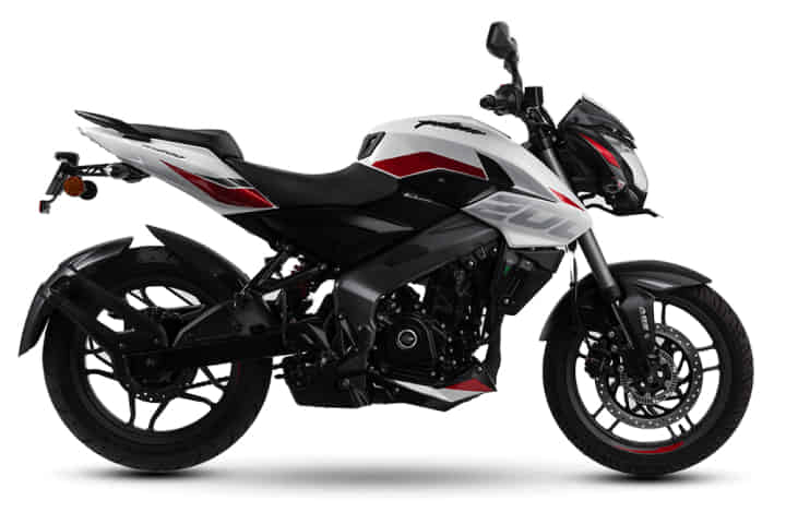 Bajaj Pulsar NS200 in Pearl Metallic White