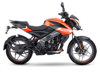 Bajaj Pulsar NS 125 Fiery Orange colour  Bajaj Pulsar NS 125 Fiery Orange colour