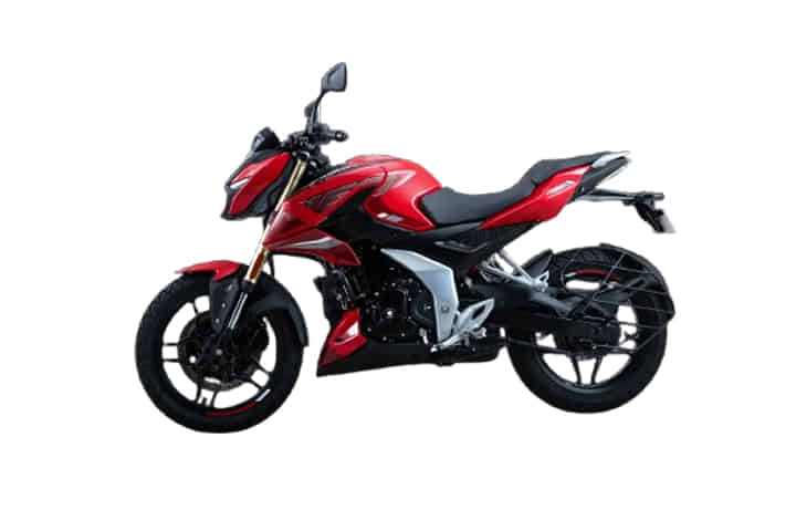 Pulsar N160 in Glossy Racing Red (ABS with USD forks)