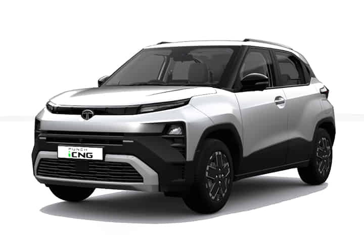 Tata Punch CNG in Pristine White