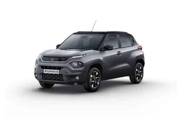 Tata Punch 2021-2026 in Daytona Grey With Black Roof