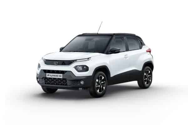 Tata Punch 2021-2026 in Orcus White With Black Roof