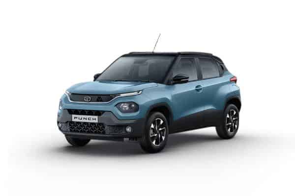 Tata Punch 2021-2026 in Tropical Mist With Black Roof